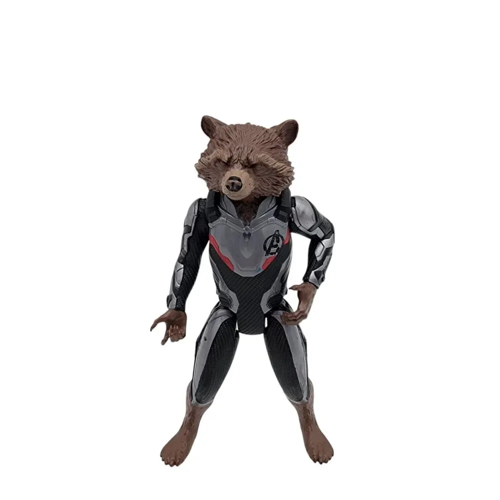Marvel Avengers Endgame Rocket Raccoon Titan Hero Action Figure Team Suit